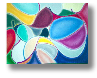 Blue Stone ( Pastellkreide - AKtivGalerie  Gerald M&ouml;hnle 98' 8 )