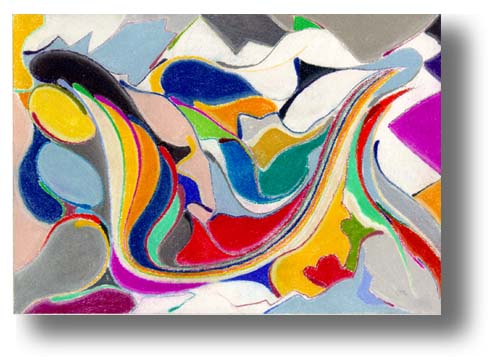 White Peak (Pastellkreide - AKtivGalerie Gerald M&ouml;hnle 97'12)